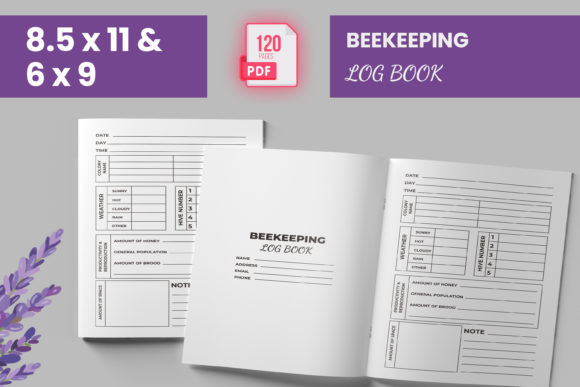 Download Beekeeping Log Book - (KDP Interior) - Beekeeping log book Collection