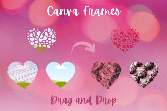 Download Heart Canva Frames - Heart canva frames Collection