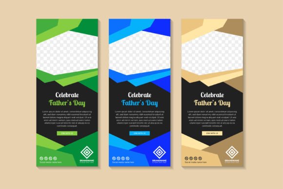 Download Celebrate Father Day Vertical Banner - Banner Collection
