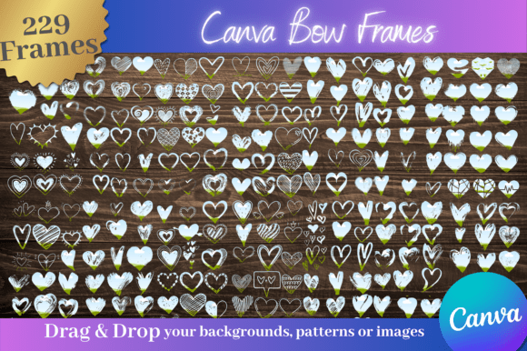 Download 229 Heart Canva Frames - Premium Resources