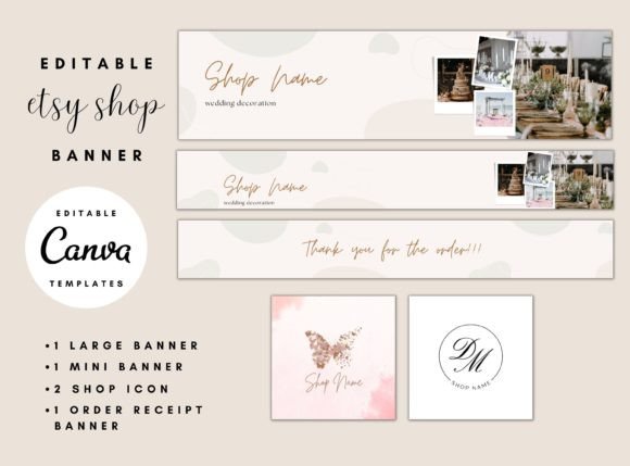 Download Etsy Shop Banner - Wedding | Etsy Cover - Banner Collection