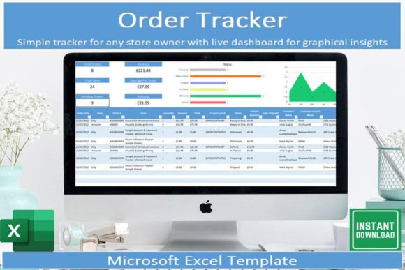 Download Order Tracker Spreadsheet Template - Order tracker Collection
