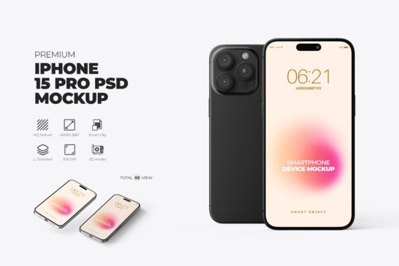 Download IPhone 15 Pro Responsive Psd Mockup - Iphone 15 pro Collection